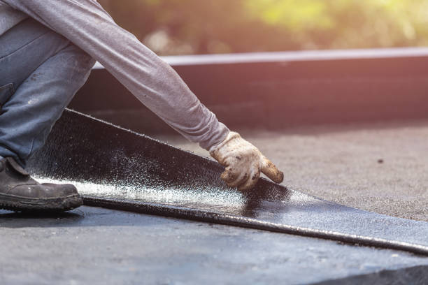 Professional Basement Waterproofing technician working in Madison, GA